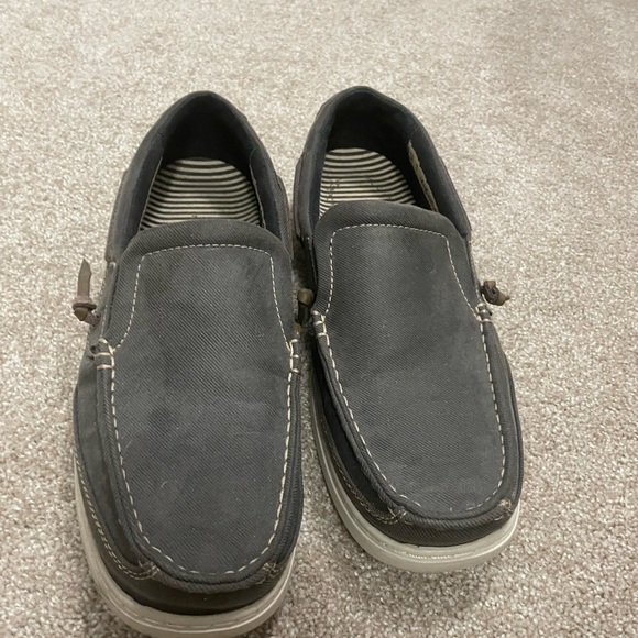 Margaritaville Men's Charcoal Slip-On Boat Shoes - Picture 3 of 3